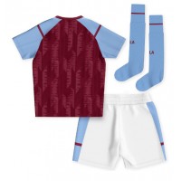 Aston Villa Replica Home Minikit 2023-24 Short Sleeve (+ pants)